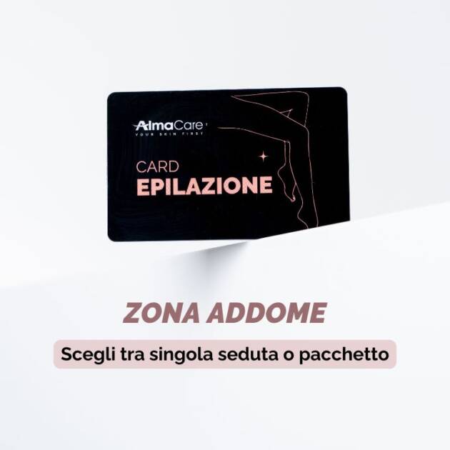 Card Epilazione Zona Media - Addome