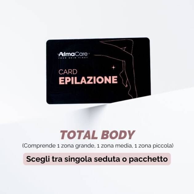 Card Epilazione Zona Total body